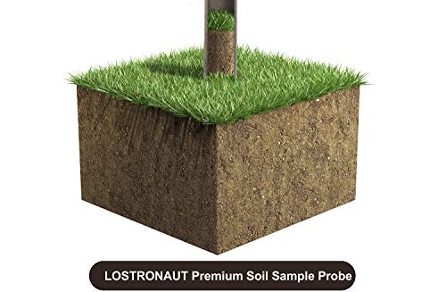Portable Soil Sample Probe - Tubular Contractor Grade Stainless Steel With Core Sampling Area - Compact 12 Inch Size - Includes Soil Sampler Kit Test Bags - For Garden Lawn Farm Or Golf Course #TOP4