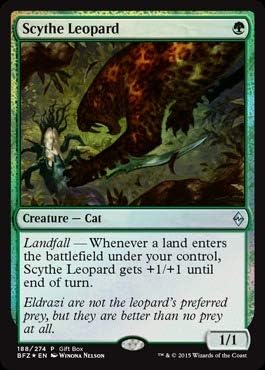 Magic: The Gathering - Scythe Leopard - 188/274-2015 Box Promo - Battle Zendikar