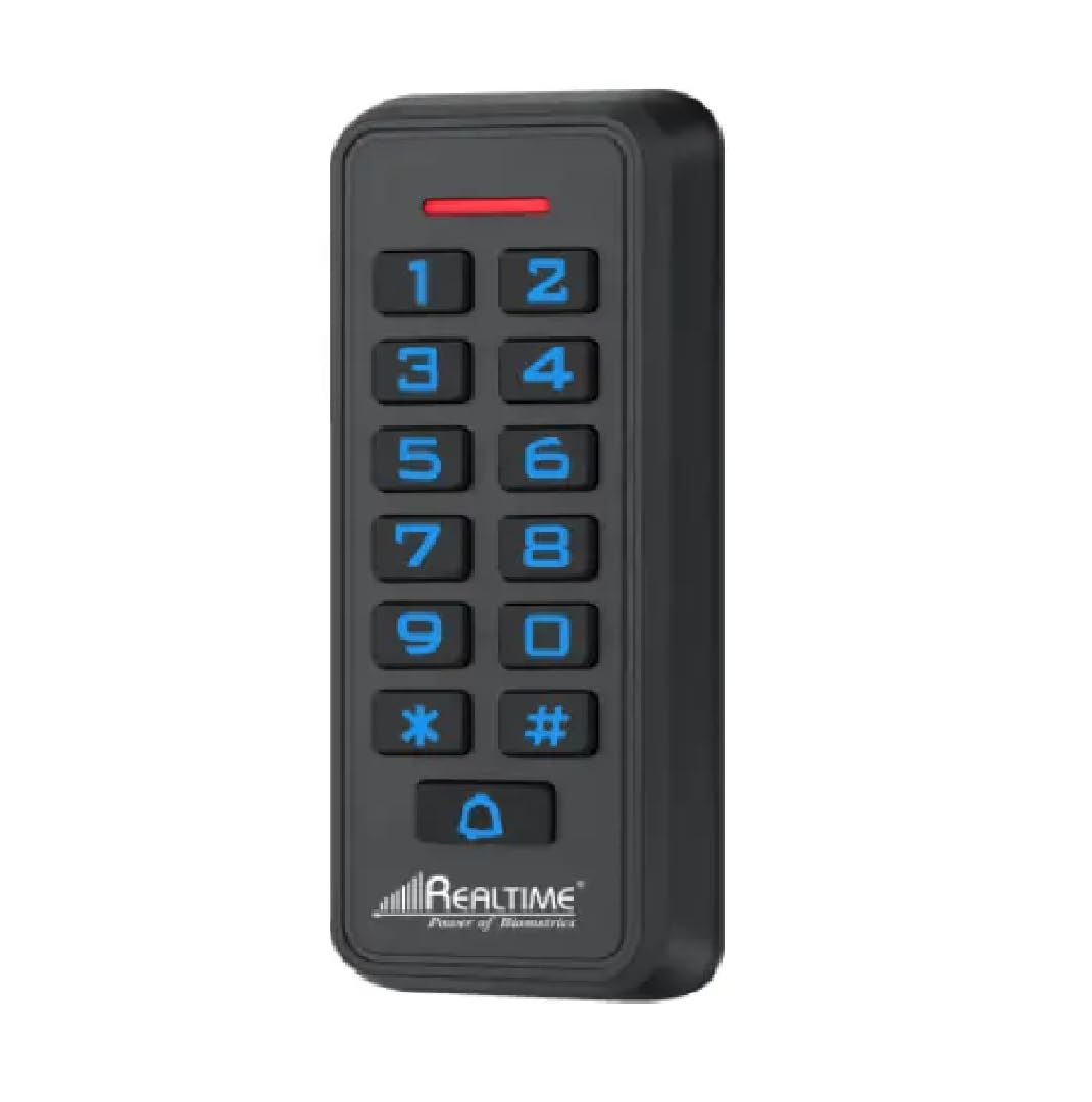 Realtime K2s RFID Door Access Control System with PIN Keypad | 2000 User Capacity | EM Card Reader | 12V Standalone Access Controller-image-10