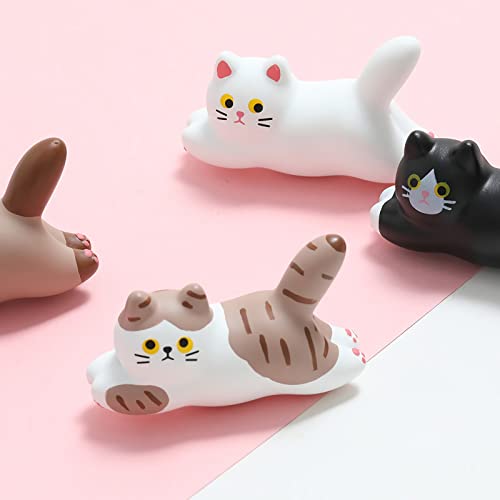 Jaddsa Cat Magnet 3D Resin Refrigerator Magnets Stickers Cute Magnets Kitchen Decoration,Decorative Magnets With Double-Sided Stickers To Satisfy Any Panel. #TOP3