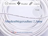 Elfcam - 15m LWL Glasfaser-Kabel LC/APC auf LC/UPC, OS2 Singlemode 9/125μm, Simplex Patchkabel LSZH Weiß für FTTH, Telekom und Router – Ansicht 5