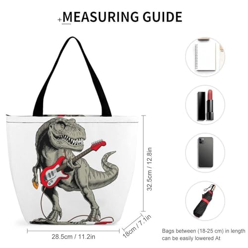 Sac de shopping pour voyage dinosaures résistant format cabas - 2