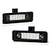 VIPMOTOZ Full LED License Plate Light Lamp Assembly Replacement For Ford Mustang Focus Fusion Flex Taurus Lincoln Mercury - 6000K Diamond White, 2-Pieces