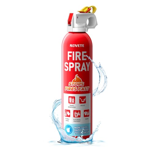 NOVETE Fire Extinguisher, 5-in-1 Fire Extinguisher for Home, Car, Kitchen, Boat, Small Fire Extinguisher, FSL620, 1-Pack