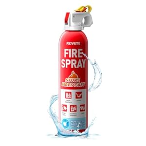 NOVETE Fire Extinguisher, 5-in-1 Fire Extinguisher for Home, Car, Kitchen, Boat, Small Fire Extinguisher, FSL620, 1-Pack