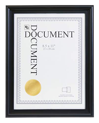 Kiera Grace Kg Embassy Document Frame - Black, 8.5" X 11" (Ph43359-6) #TOP18