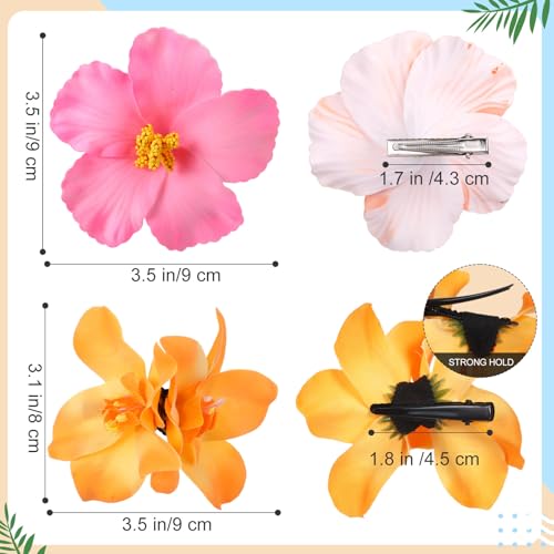 30 Piezas Pinzas de Pelo Florales Artificiales Suncalla miniatura 2