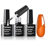 maykawe smalto semipermanente unghie top coat gel opaco e lucido base coat, 3*8ml base e top coat semipermanente, soak off uv led smalti semipermanenti per unghie kit, matte lucido finish gel unghie