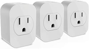 eco4life Smart Outlet Mini WiFi Plug Compatible with Alexa Google Home No Hub Needed App Remote Control Set