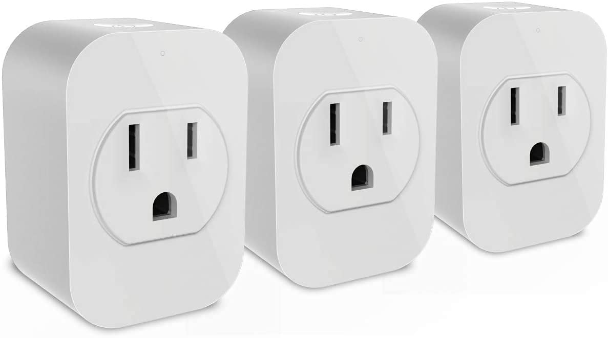 eco4life Smart Outlet Mini WiFi Plug Compatible with Alexa Google Home No Hub Needed App Remote Control Set