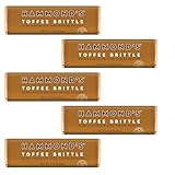 Hammond’s Candies Gourmet Chocolate Candy Bars – Toffee Brittle | Rich Dark Chocolate, Toffee Chocolate Bar, Premium Ingredients, Certified Kosher Handcrafted in the USA | Pack of 5