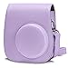 Produktbild Cpano PU Leder Kameratasche für Fujifilm Instax Mini 11 Sofortbildkamera mit verstellbarem Riemen und Tasche (Lila)