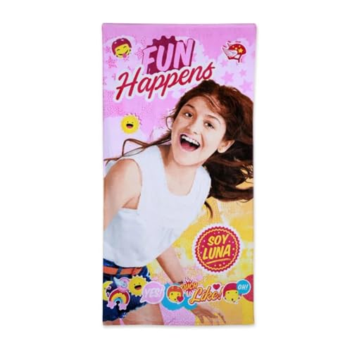 arlis Drap de Plage Soy Luna - Serviette de Soy Luna 70 X 140 Cm en Coton (Serviette de Bain Soy Luna) (70_x_140_cm, Soy Luna - B)