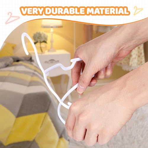 Sageme S0322 Kids Plastic Hangers 60 Packs, Baby Clothes Hangers For Closet Non-Slip Toddler Hangers thumb #4