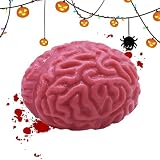 Veeteah Balles Anti-Stress en Forme de Cerveau - Jouet cérébral d’Halloween - Faux Orgue Sanglant et Effrayant pour Cadeaux de fête, Accessoires de fête d'halloween, soulagement du Stress, Exercice