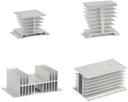 Solid State Relay Radiator Heat Sink Base SSR 10-200A Single/Three Phase Aluminum AccessoryThree 110mm