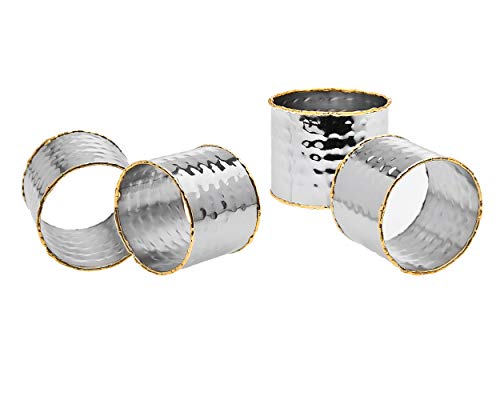 Artisan Loft Napkin Ring Set Table Decor By Godinger #TOP22