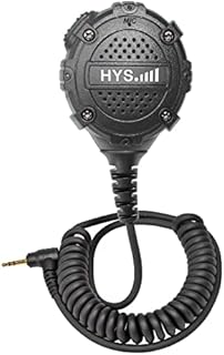 HYS 2.5mm 1-Pin Shoulder Microphone Handheld Speaker Compatible with Motorola TLKR-T60 T61 T62 T80 T81 T82 T-92 H2O T80 Extreme Walkie Talkie