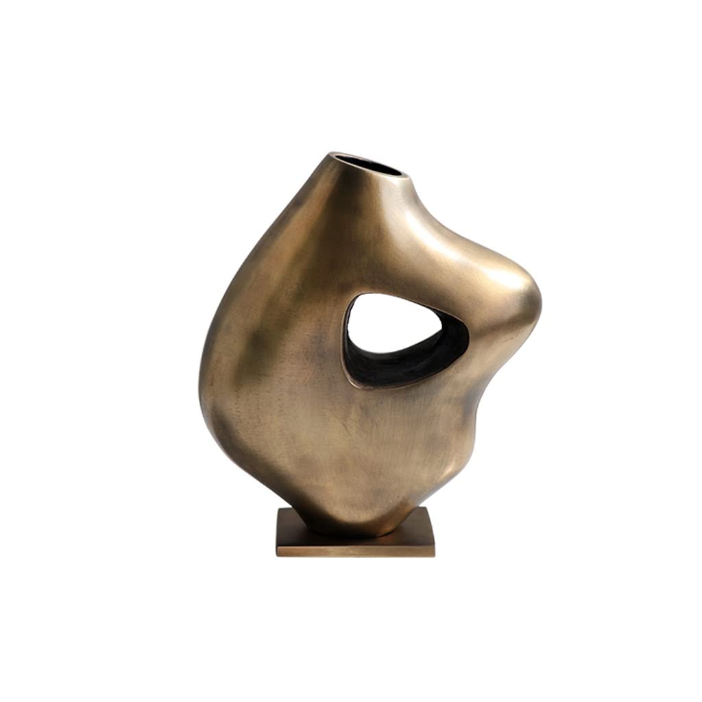 Vase abstrait moderne 29cm pour valoriser un salon meublé vide
