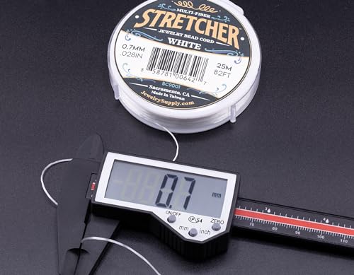 Fil Opelon stretch .7mm pour enfiler des perles en pierre et fabriquer des bracelets - 6