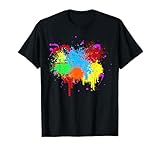 Pretty Paint Splatter Painting Abstract Art Paint Splatter T-Shirt