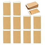 50pcs Brown Seed Envelopes, Mini Kraft Bags for Seeds, Coins, Small Parts, Cash, Money, Beads