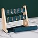 WYZQ Estante de joyería de Madera Maciza Collar Colgante Pulsera Estante de joyería Estante de Almacenamiento de Anillo Mostrador de exhibición de joyería (Verde, 27 * 11.5 * 31Cm)