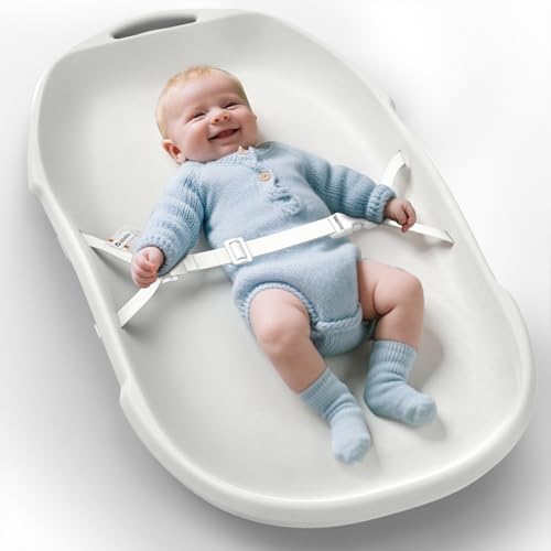 Widitn Baby Changing Pad, Soft & Wipe-Clean Changing Pad with Strap, EVA Waterproof Changing Table Pads for Dresser Top, Non-Slip Bottom, Lightweight, 30”×16”