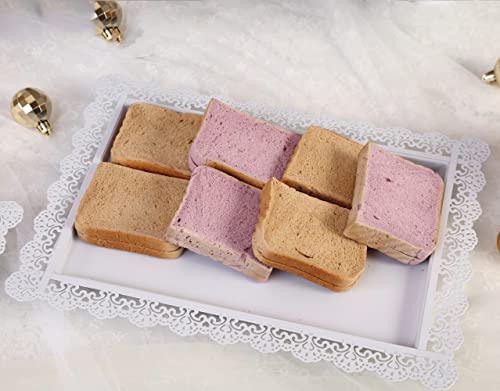 Set Of 6 White Cake Stands Cakes Pedestal Dessert Display Tiered Cupcake Holder Candy Fruit Desserts Platter Decoration For Wedding Birthday Party Baby Shower Celebration #TOP1