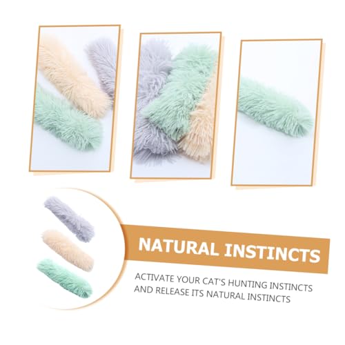 Sosoport 3 Pçs Brinquedo De Gato Gato Mastigar Brinquedos Brinquedos De Gato Catnip Brinquedos De Pe