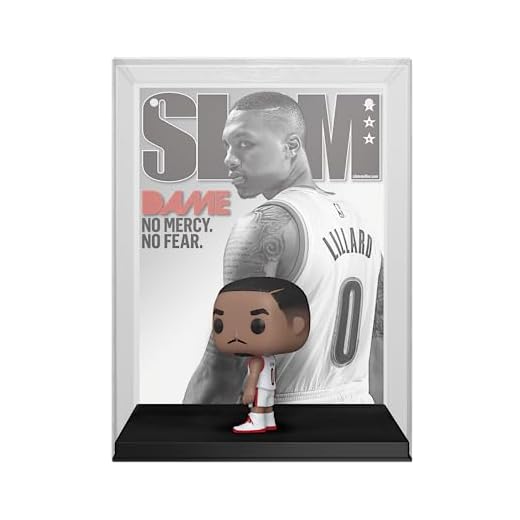 Funko Pop! NBA Cover: Slam - Damian Lillard - Figura de Vinilo Coleccionable - Idea de Regalo- Mercancia Oficial - Juguetes para Niños y Adultos - Muñeco para Coleccionistas y Exposición