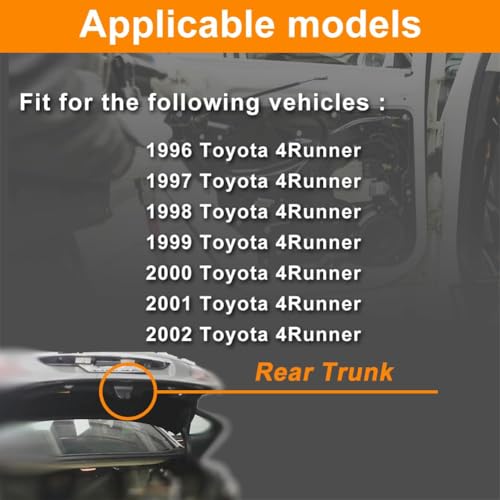 Image of Rear Trunk Lock Actuator Compatible with 1996 1997 1998 1999 2000 2001 2002 4Runner Back Hatch Door Liftgate Tail Gate Latch Motor Assembly