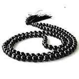 Natural Sulemani Black Hakik Mala Black Agate Rosary Original 108 +1 Beads Free Express Shipping Across 10mm 32 Inch