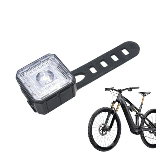 Biking Lights, USB Rechargeable Cycling Lamps, 3.5x3.5cm, Waterproof Front and Rear Set, 3-Mode Road Mountain Bikes LED Illuminator, Safety Gear for Cyclists