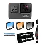Premium 3X Verlaufs Filter Grau, Orange, Blau für GoPro Hero 5 Black Kamera Drohne + Linsenreiniger