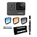 Produktbild Premium 3X Verlaufs Filter Grau, Orange, Blau für GoPro Hero 5 Black Kamera Drohne + Linsenreiniger