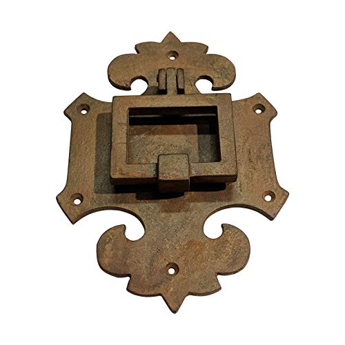 Adonai Hardware Mnason Antique Iron Door Knocker (Rust Living Finish) #TOP1
