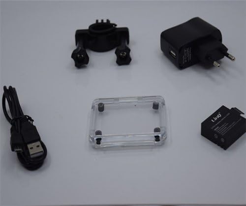 USB cable, power adapter, battery, and waterproof housing frame