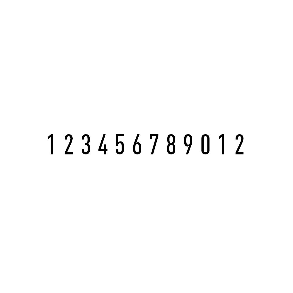 Colop 9 mm Numberer 12 bandes – 09012