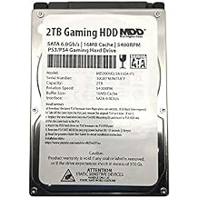 MaxDigitalData MD2000GLSA854-PS 2TB 5400RPM 8MB Cache SATA 6.0Gb/s 2.5inch Internal Hard Drive for PS4 / Laptop -
