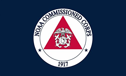 Drapeau NOAA Commissioned Officer Corps large pavillon extérieur résistant