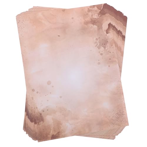 Papier écriture rétro vintage double face pour projets créatifs et DIY