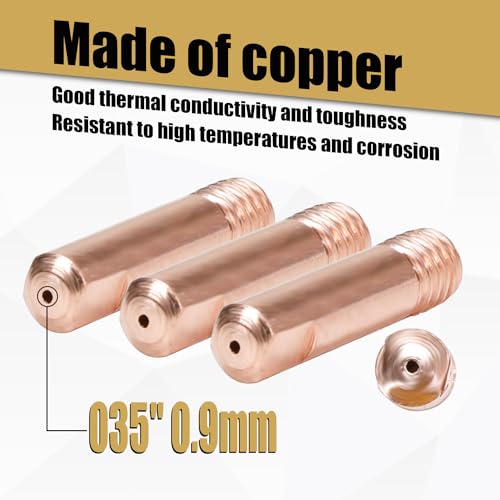 Galeith Pescoço de soldagem flexível 360, extensão Mig flexível, suporte de bocal M6 de 89 cm 0,9 mm