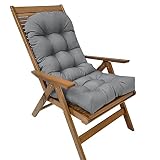 Srutirbo Rocking Chair Cushion Pad,Water Resistant Patio Chair Cushion for Adirondack Chair High Bac