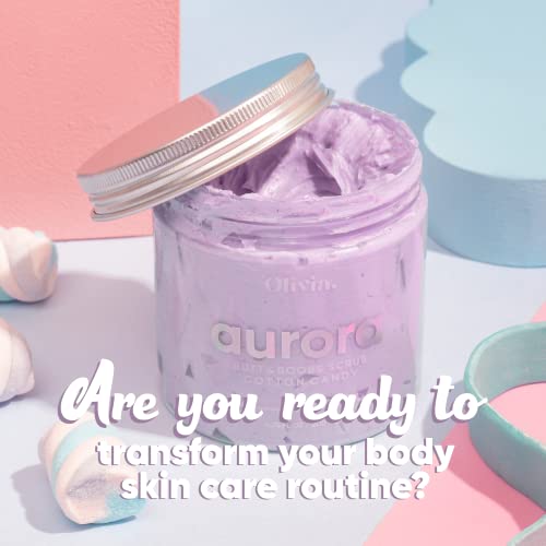 Olivia Aurora Buttocks & Breasts Exfoliating Scrub - Handcrafted Booty & Bust Exfoliator For Acne, Cellulite, Blackheads, Ingrown Hair, Razor & Bikini Bumps. Exfoliate, Hydrate, Smoothen, Tighten & Polish. Tiktok Viral - Premium Natural Ingredients & Cruelty Free. (8 Fl Oz.) #TOP6