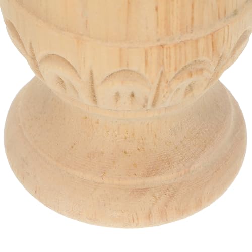 Remate para postes de cerca de madera en forma de piña decorativa BELLIFFY bricolaje 3