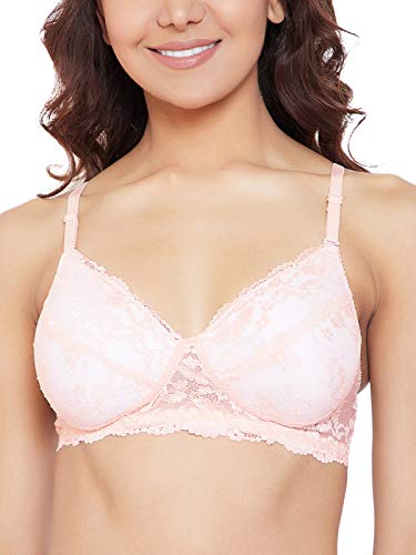 Image of Clovia Women's Synthetic Lightly Padded Wire Free Full Cup Coverage Bra