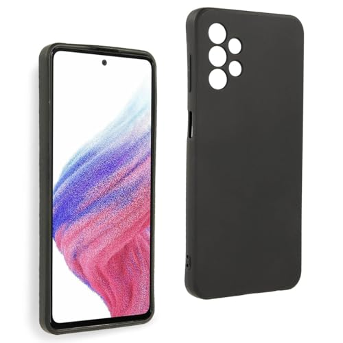 REY Funda Carcasa para Samsung Galaxy A13 4G, Anti-Deslizante Negra, Elegante y Ligera, TPU Flexible Premium