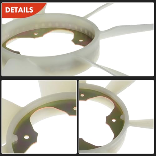 A-Premium Engine Radiator Cooling Fan Blade Compatible with Toyota 4Runner 1996-2000, T100 1994-1998, Tacoma 1995-2015, Front Side, Replace# 1636175010, 1636175020 by A-premium - Image 7