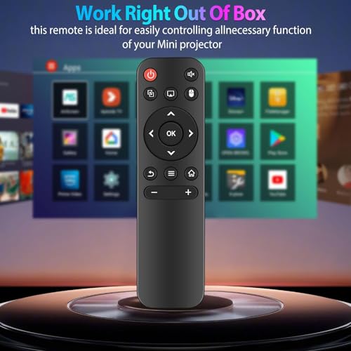 Télécommande pour mini projecteur HY320 idéale pour soirée cinéma